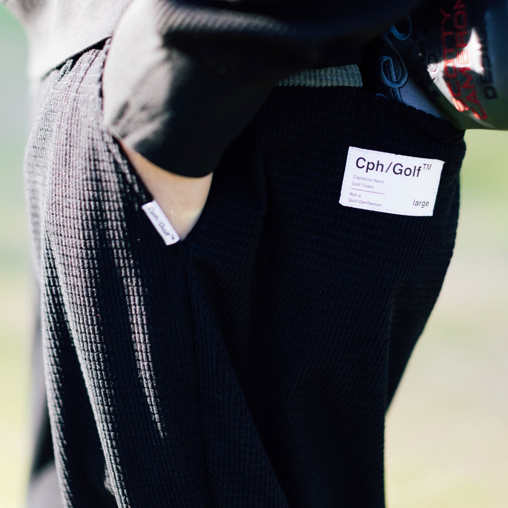 キャプテンズヘルム ゴルフ ワッフル コーデュロイ トラック パンツ
