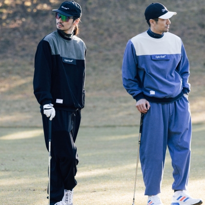 キャプテンズヘルム ゴルフ ワッフル コーデュロイ トラック パンツ