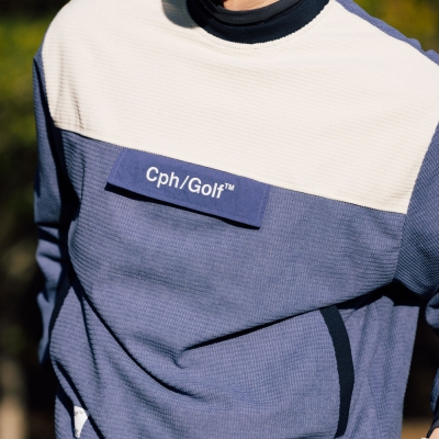 キャプテンズヘルム ゴルフ ワッフル コーデュロイ トラック プルオーバー