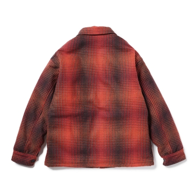 イーブルアクト チェック パディッド ジャケット