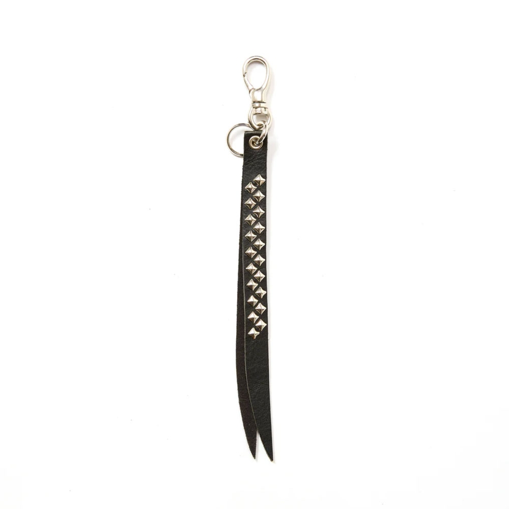 キャリー スタッズ レザー ショート キー リング