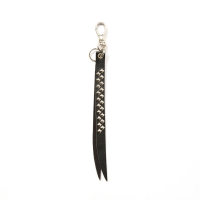 キャリー スタッズ レザー ショート キー リング