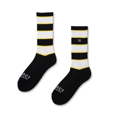 イーブルアクト ボーダー ソックス