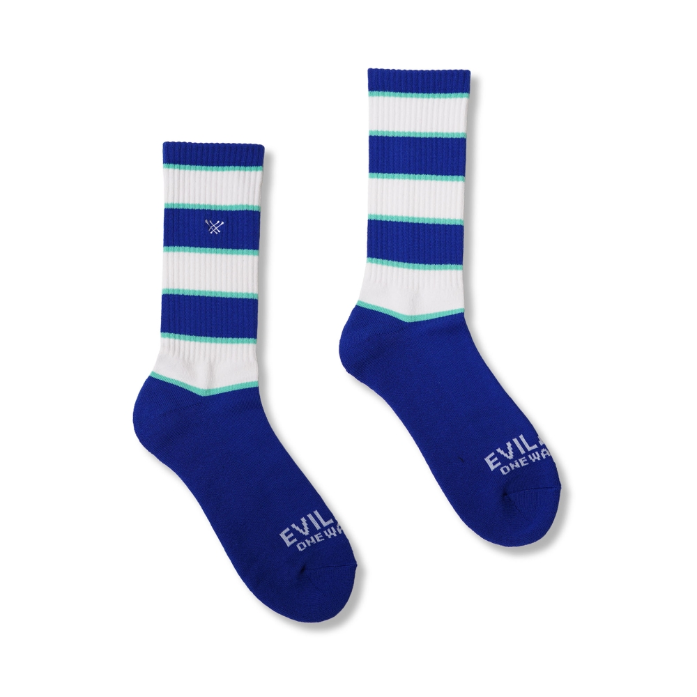 イーブルアクト ボーダー ソックス