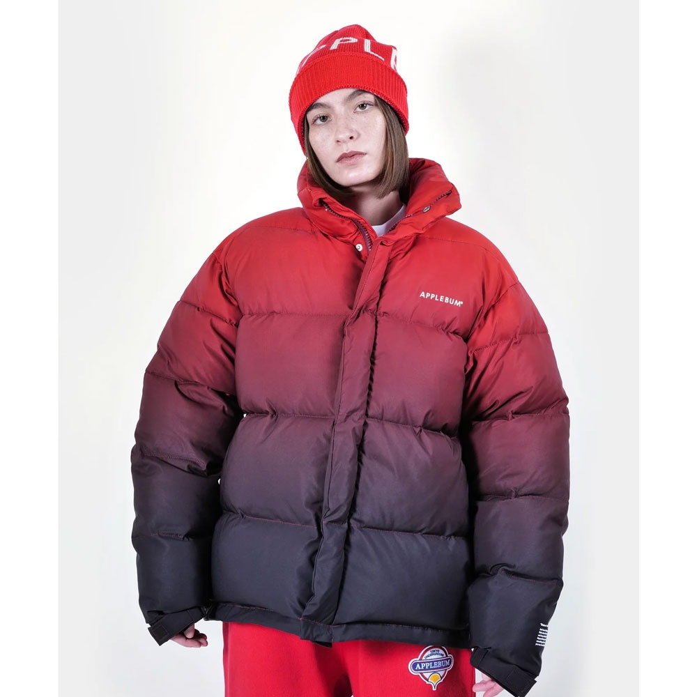 アップルバム グラデーション パフ ジャケット