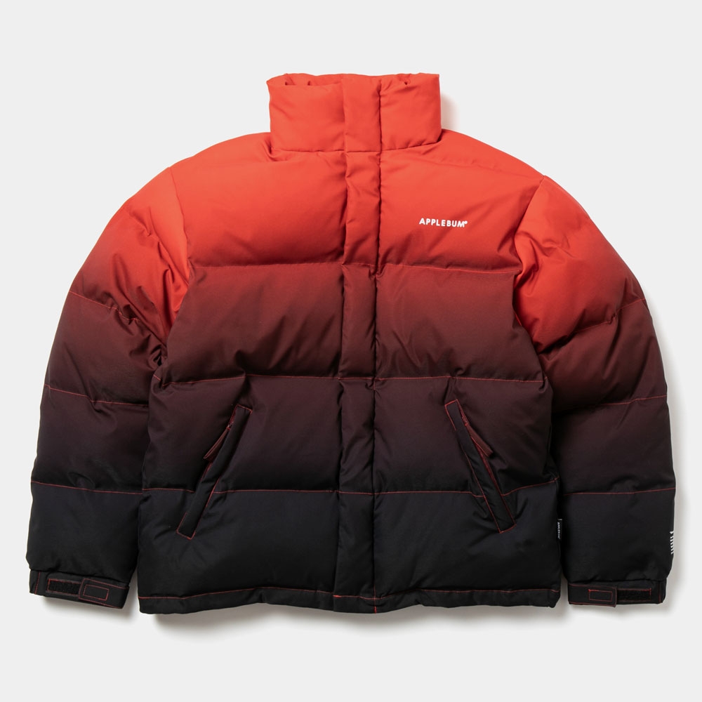 アップルバム グラデーション パフ ジャケット