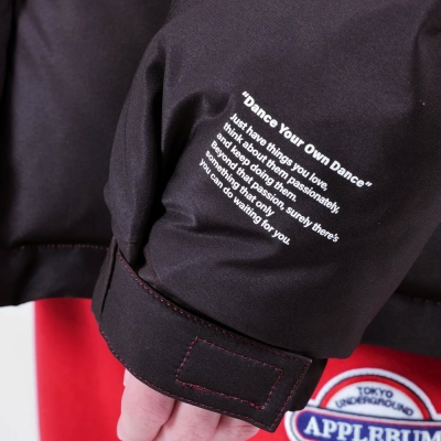 アップルバム グラデーション パフ ジャケット