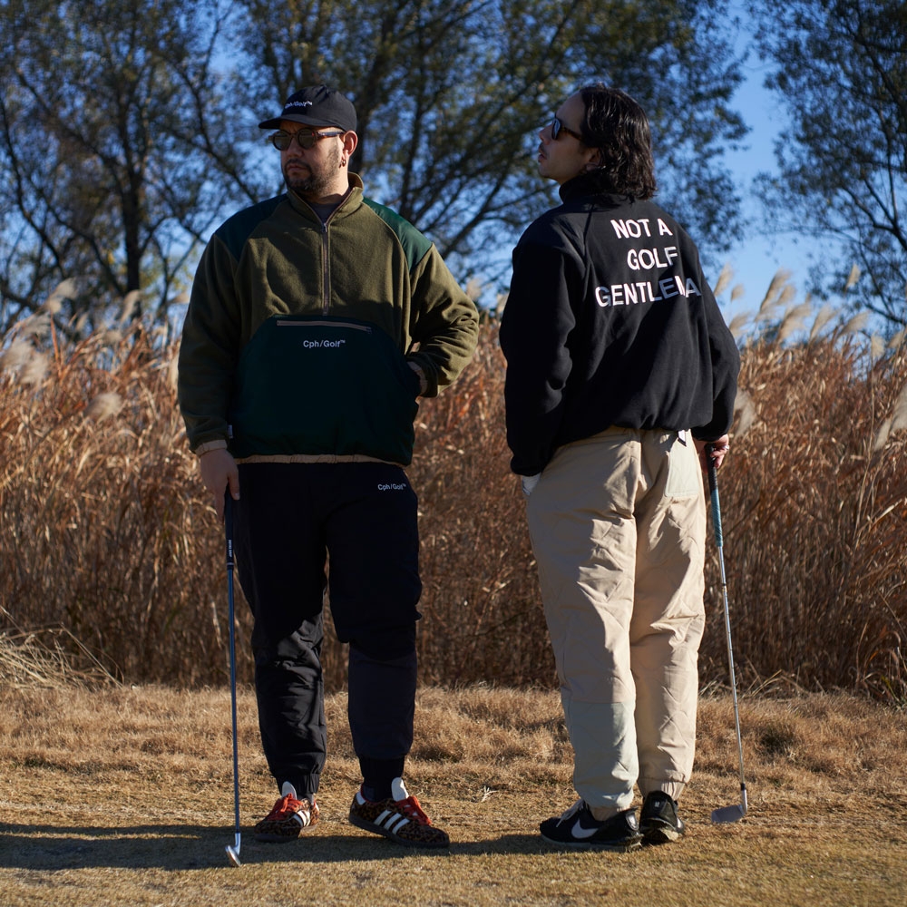 キャプテンズヘルム ゴルフ ボア フリース ジップ アップ ブルゾン