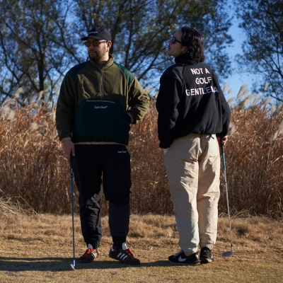 キャプテンズヘルム ゴルフ ボア フリース ジップ アップ ブルゾン