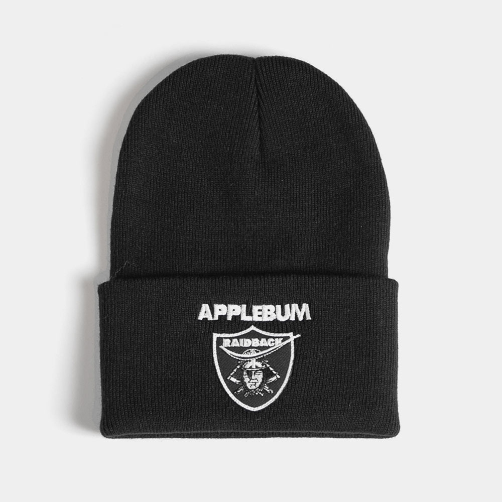 アップルバム “エンブロイダリー ロゴ” ニット キャップ