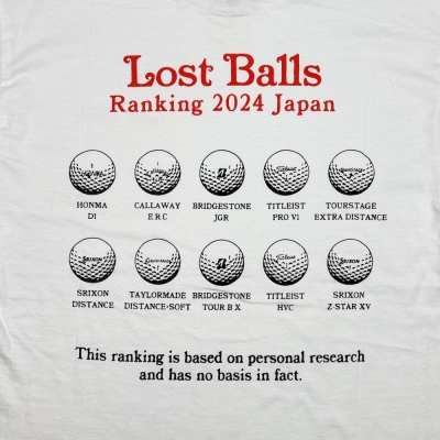 ロストボールズ ランキング  tシャツ