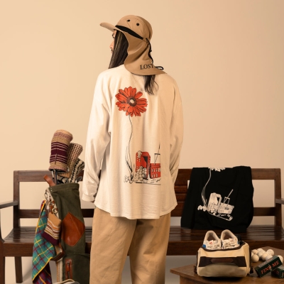 ロストボールズ ブルーム ロングスリーブ tシャツ