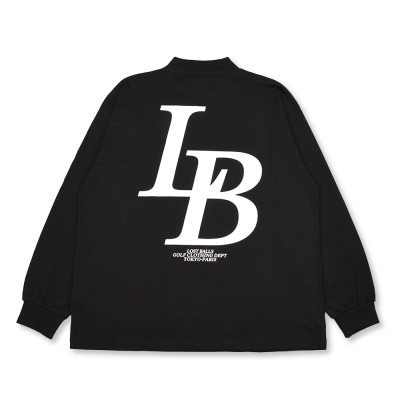 ロストボールズ  ロングスリーブ モック  tシャツ