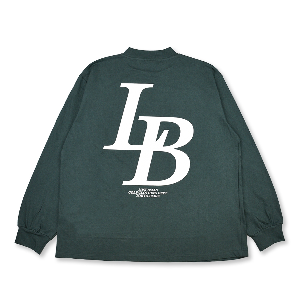 ロストボールズ  ロングスリーブ モック  tシャツ