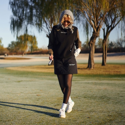 キャプテンズヘルム ゴルフ サイド キルティング ニット ベスト