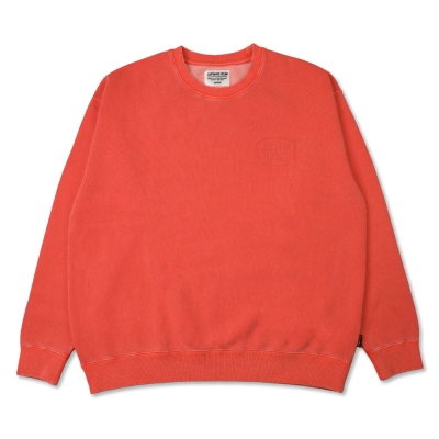 キャプテンズヘルム ピグメント ダイ ロゴ クルー スウェット