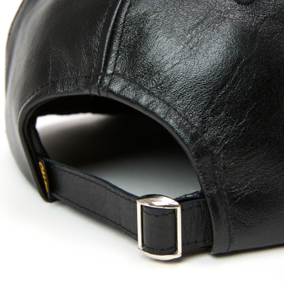 キャリー スタッズ レザー ソリッド キャップ