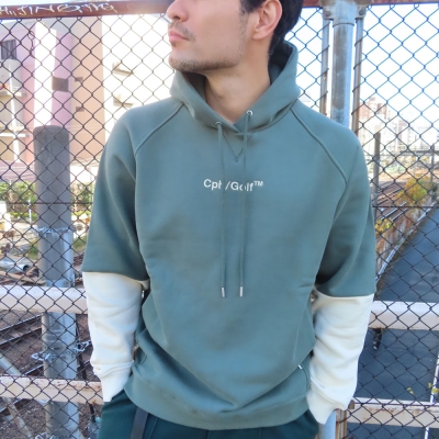 キャプテンズヘルム ゴルフ バイカラー スリーブ クラブ パーカー