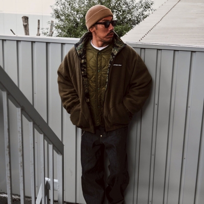 キャプテンズヘルム リバーシブル フリース ジャケット