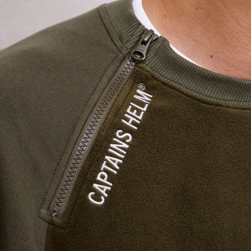 キャプテンズヘルム ミル フリース クルー スウェット