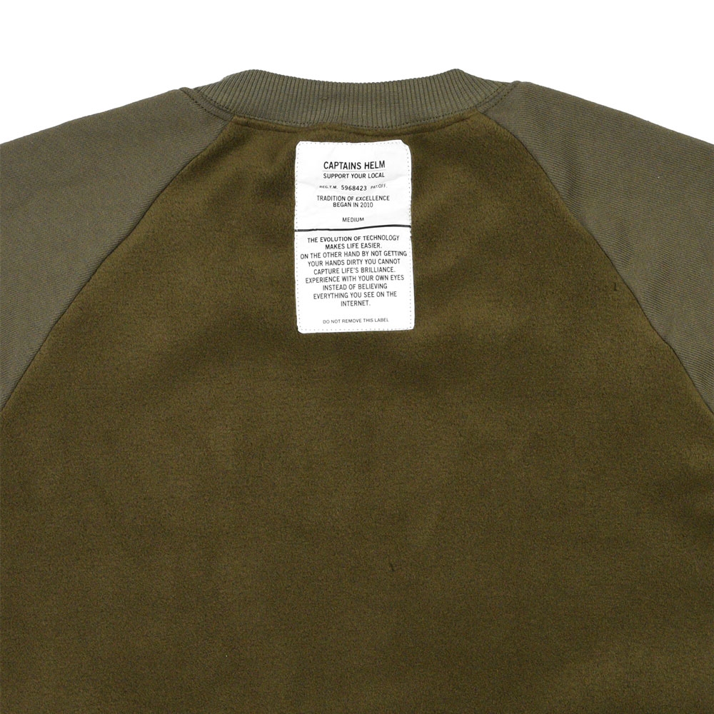 キャプテンズヘルム ミル フリース クルー スウェット