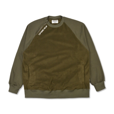 キャプテンズヘルム ミル フリース クルー スウェット