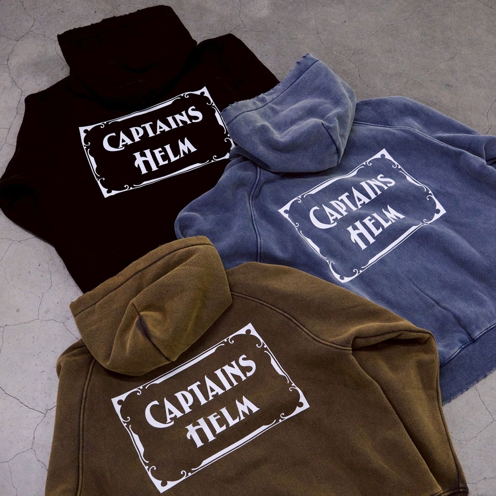 キャプテンズヘルム ビンテージ ロゴ フーディー