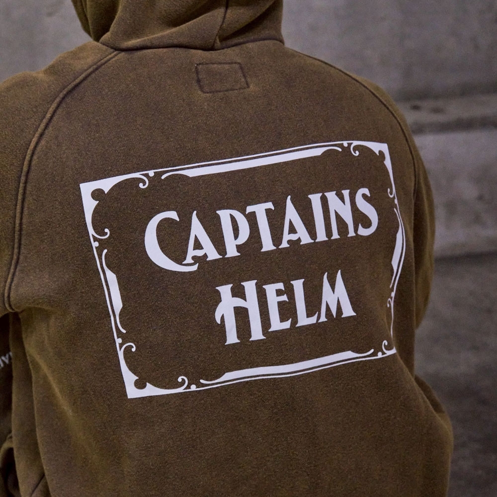 キャプテンズヘルム ビンテージ ロゴ フーディー