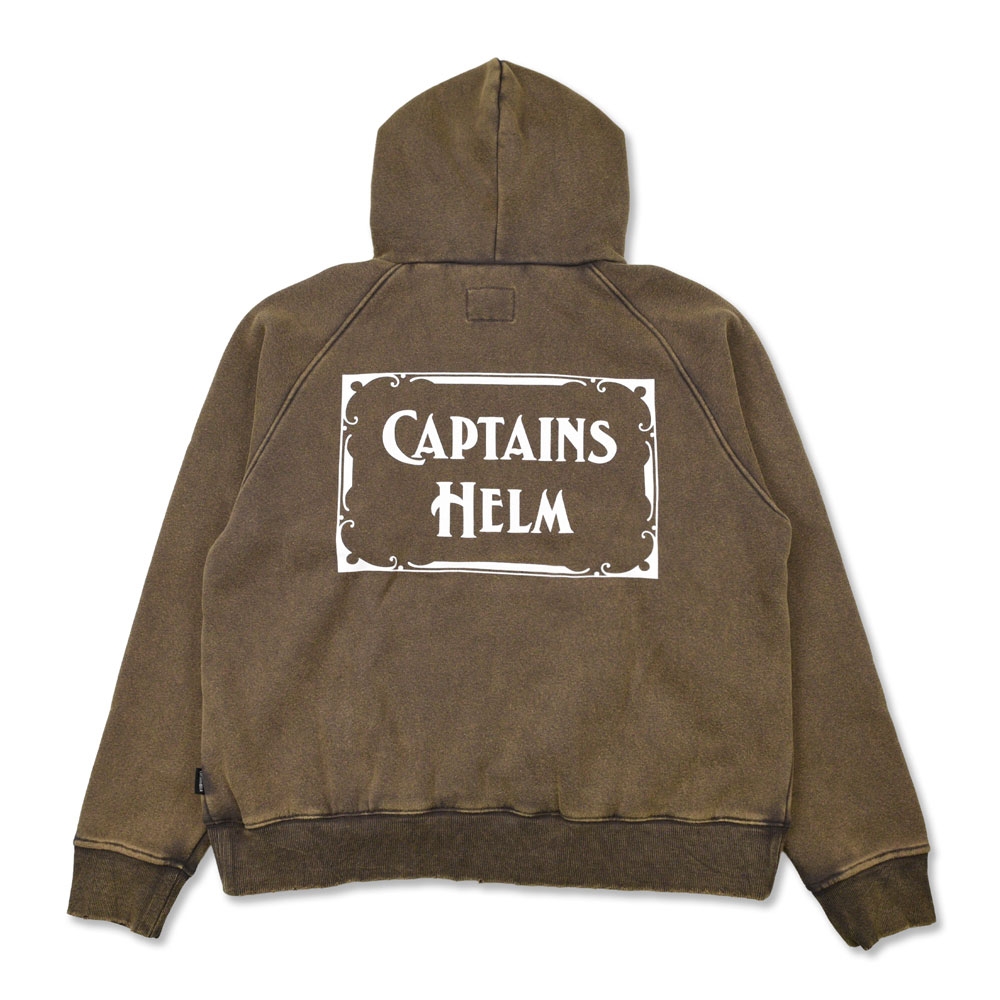 キャプテンズヘルム ビンテージ ロゴ フーディー