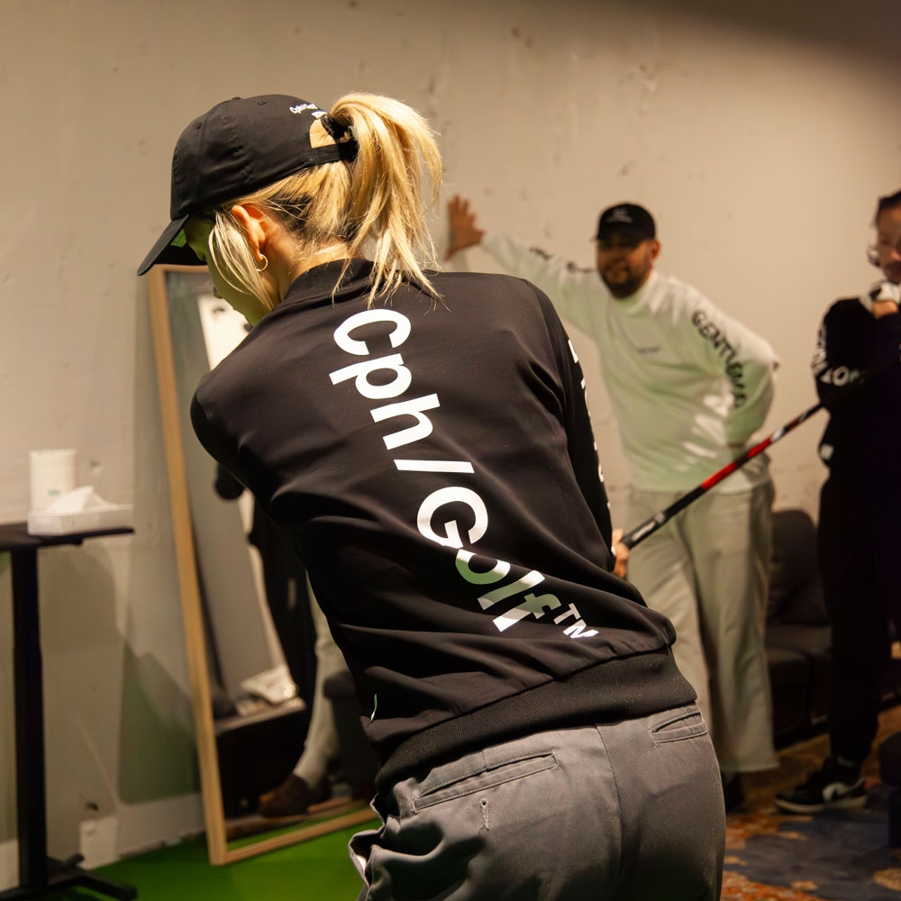 キャプテンズヘルム ゴルフ [ウーマン] ロゴ ロングスリーブ モックネック ティー