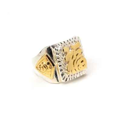 キャリー メキシカン テイスト ジャパニーズ フク ピンキー リング ＜シルバー × ゴールド＞