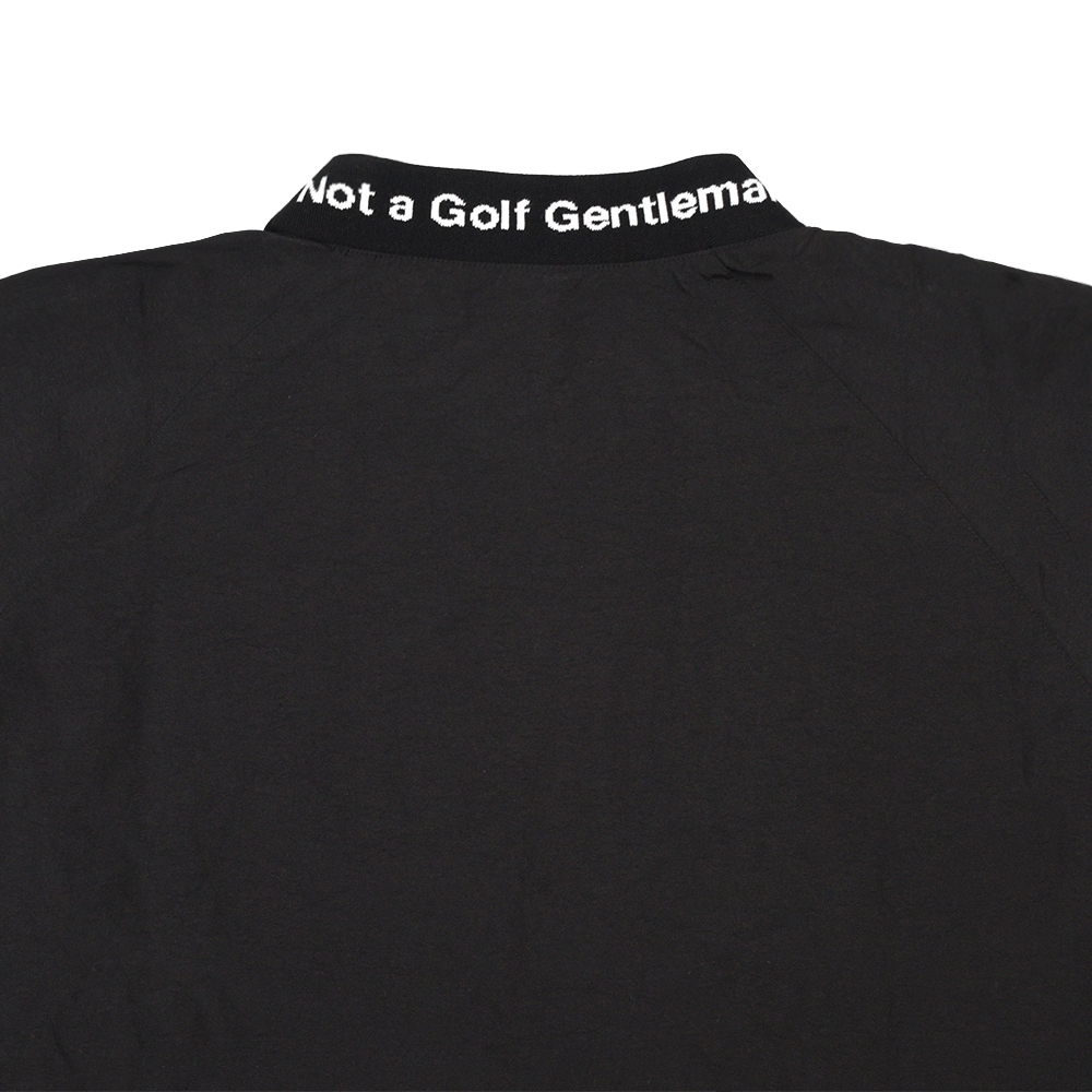 キャプテンズヘルム ゴルフ ジャガード モックネック ウィンド