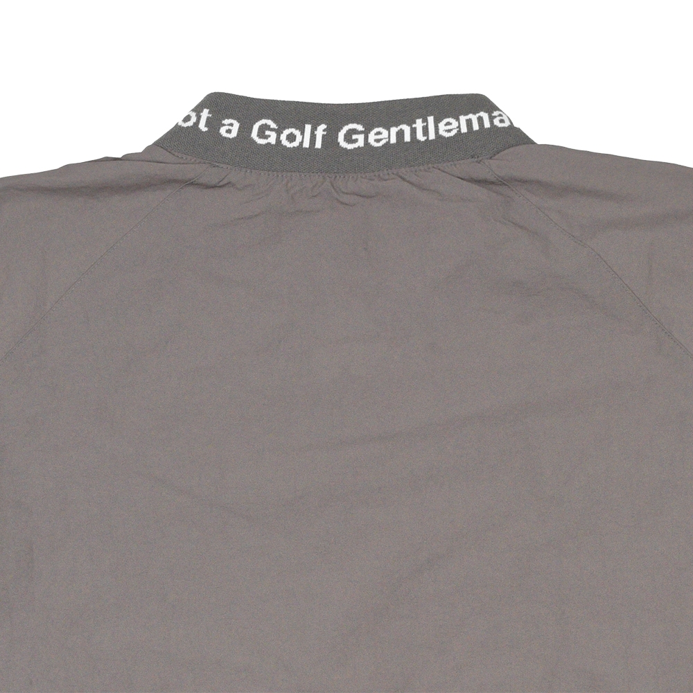 キャプテンズヘルム ゴルフ ジャガード モックネック ウィンド