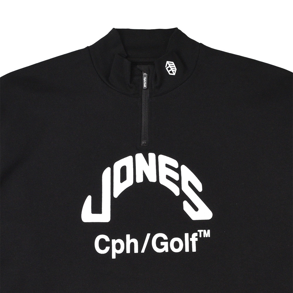 Cph/Golf™サーマル モックネック ロングスリーブT【ブラック】【L】 キャプテンズヘルム ゴルフ ジョーンズ ロングスリーブ モックネック