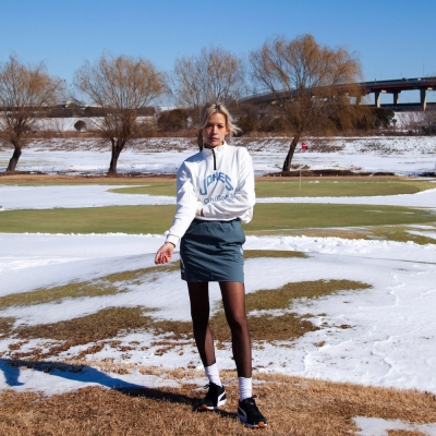 【WOMENS】キャプテンズヘルム ゴルフ  ジョーンズ　ロングスリーブ モックネック 