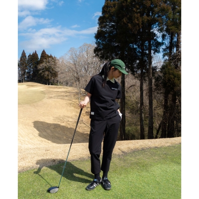 【Womens】キャプテンズヘルム ゴルフ トレードマーク トラック ショートスリーブ プルオーバー