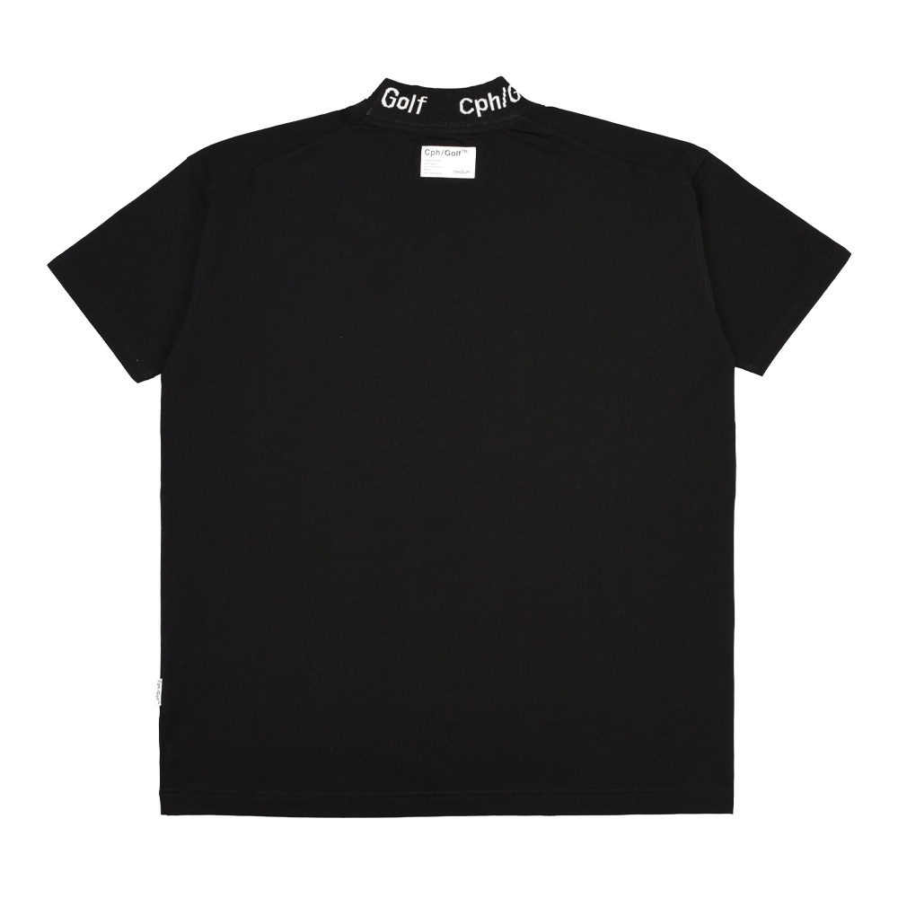 キャプテンズヘルム ゴルフ  トレードマーク ジャガード モックネック