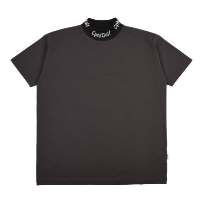 キャプテンズヘルム ゴルフ  トレードマーク ジャガード モックネック