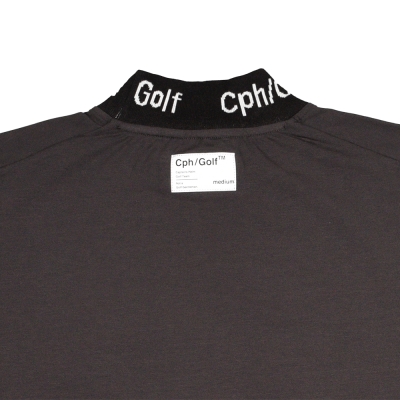 キャプテンズヘルム ゴルフ  トレードマーク ジャガード モックネック