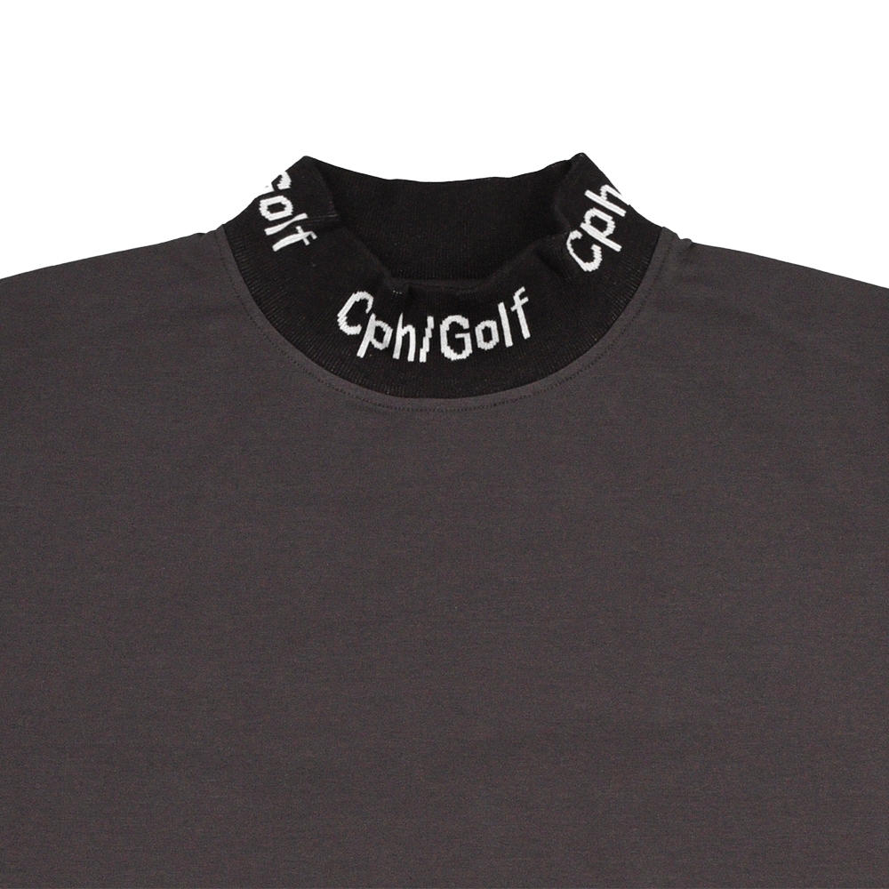 【WOMENS】キャプテンズヘルム ゴルフ  トレードマーク ジャガード　モックネック