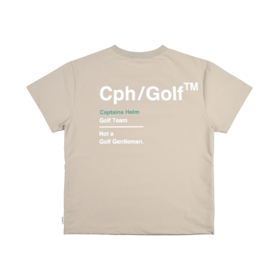 【Womens】キャプテンズヘルム ゴルフ トレードマーク トラック ショートスリーブ プルオーバー