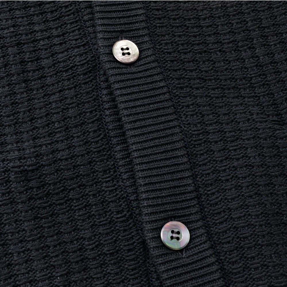 キャリー × エイヤ ニット ビッグ ワッフル ニットカーディガン