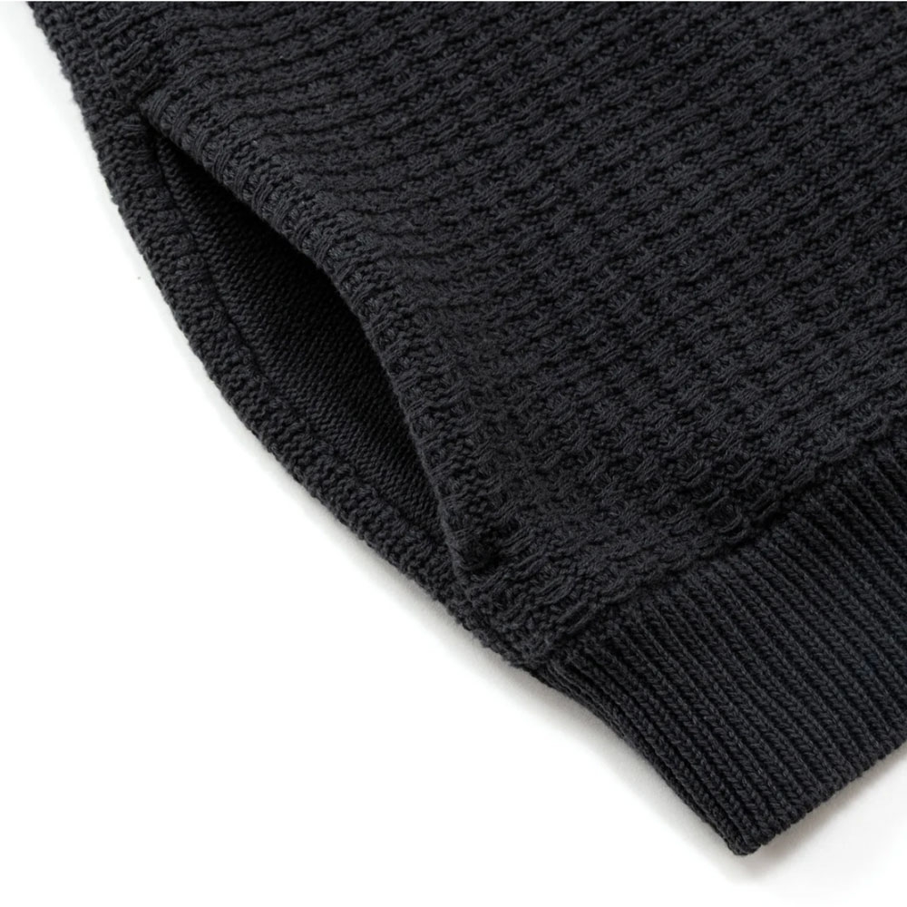 キャリー × エイヤ ニット ビッグ ワッフル ニットカーディガン