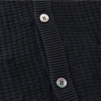 キャリー × エイヤ ニット ビッグ ワッフル ニットカーディガン