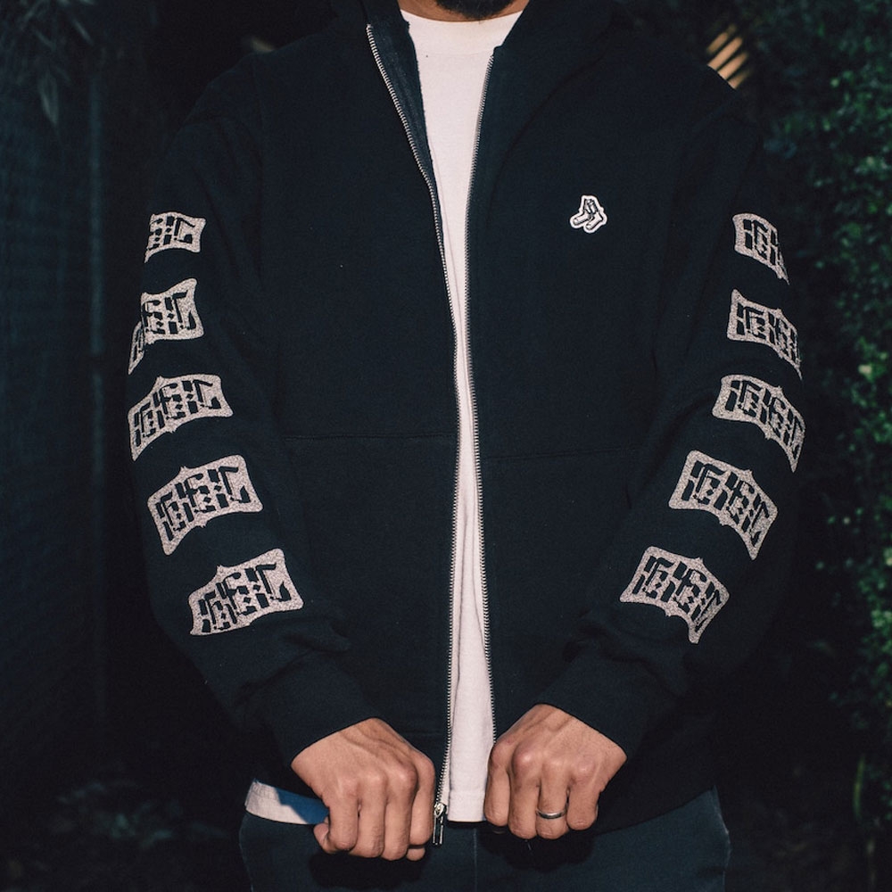 サーフスケートキャンプ ロゴ ジップ フーディー | SURFSKATECAMP LOGO