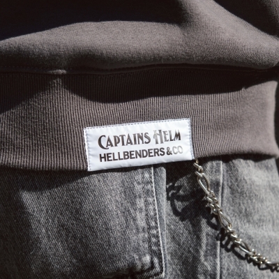 ヘルベンダーズ キャプテンズヘルムロ ーカル ドリップ ロゴ クルー スエット