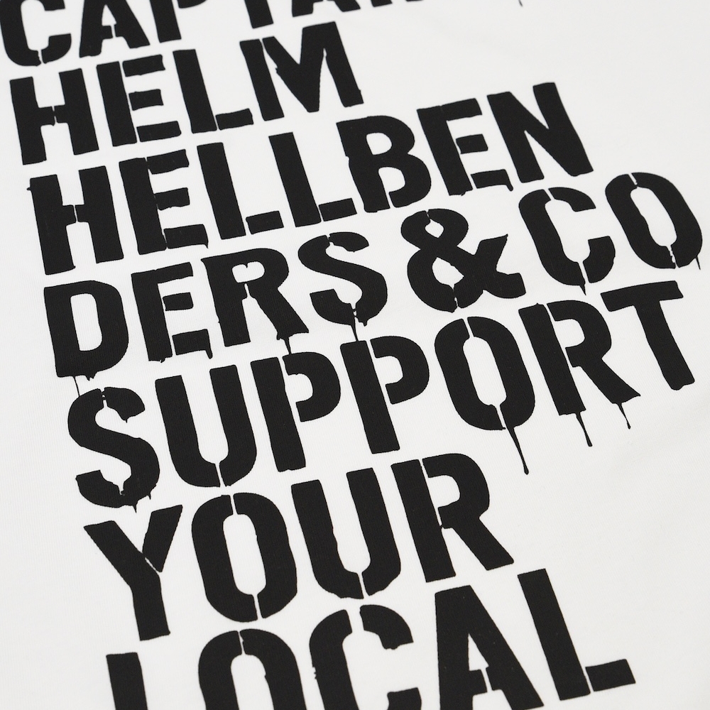 ヘルベンダーズ キャプテンズヘルムロ ーカル ドリップ ロゴ ロングスリーブ