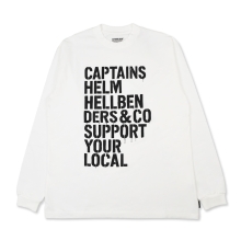 ヘルベンダーズ キャプテンズヘルムロ ーカル ドリップ ロゴ ロングスリーブ