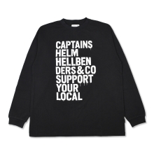 ヘルベンダーズ キャプテンズヘルムロ ーカル ドリップ ロゴ ロングスリーブ