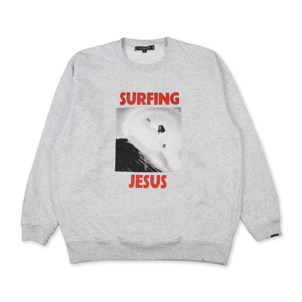 【先行予約】キャプテンズヘルム サーフィン ジーザス ヴィンテージ スウェット